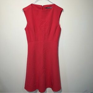 Elegant Red Sleeveless Dress